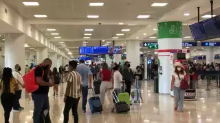 El aeropuerto de Cancún había registrado 433 vuelos programados para este miércoles