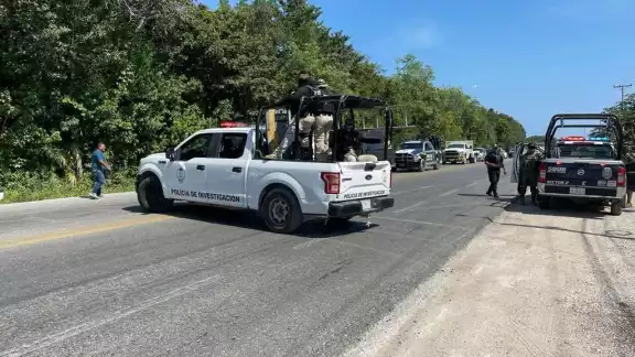 Continúan las labores de búsqueda de los hombres que atacaron a policías en Cancún Continúan las labores de búsqueda de los hombres que atacaron a policías en Cancún