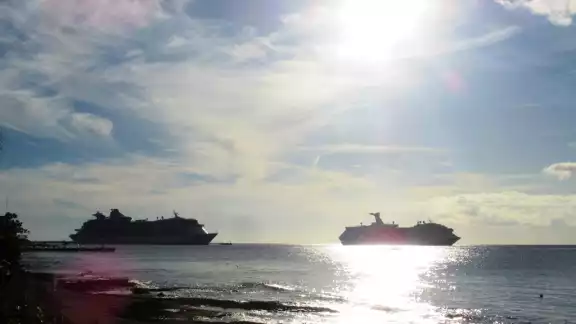Pese a tener 36 casos de la variante ómicron en Quintana Roo, el turismo de crucero se mantiene en Cozumel Pese a tener 36 casos de la variante ómicron en Quintana Roo, el turismo de crucero se mantiene en Cozumel