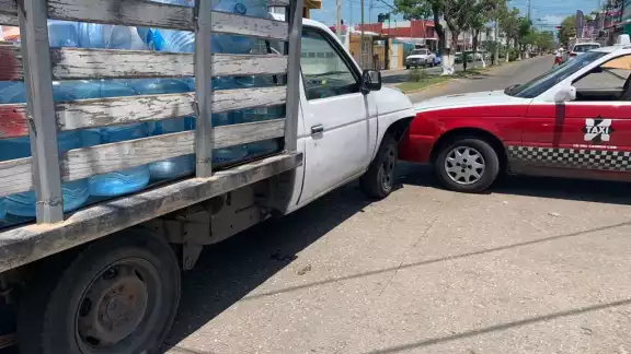 Así quedaron las unidades luego del choque Así quedaron las unidades luego del choque