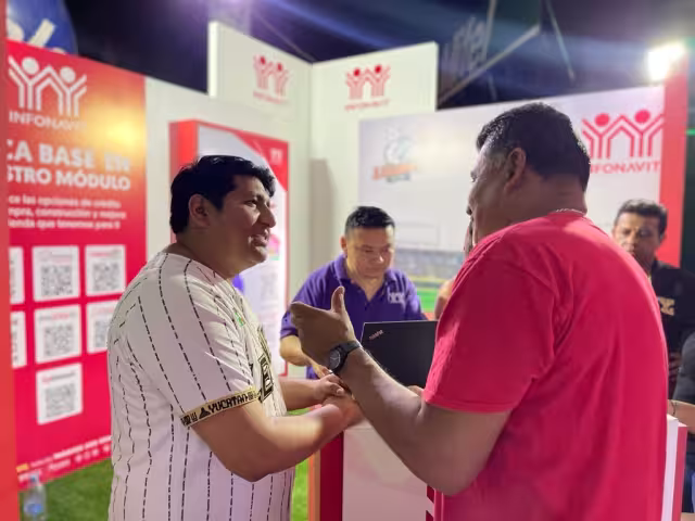 El módulo fue instalado en el estadio Kukulcán para los interesados