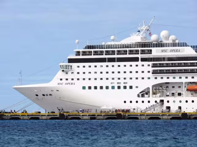 El MSC Divina está programado para atracar en el puerto de Cozumel en el mes de septiembre