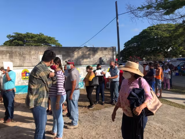 La inoculación comenzó en Calderitas
