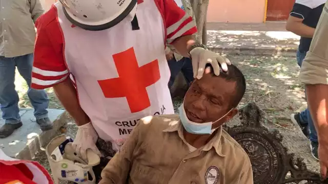 El trabajador tuvo que ser trasladado al hospital