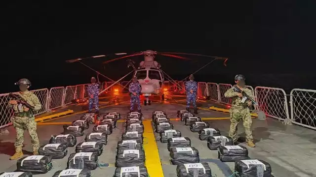 El aseguramiento se dio en marco de "Operativo en la Mar" de la Secretaría de Marina