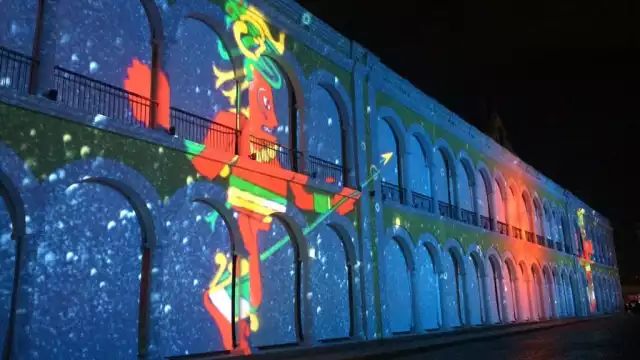 El mantenimiento para el videomapping fue de un millón de pesos