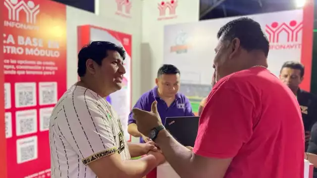 El módulo fue instalado en el estadio Kukulcán para los interesados