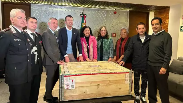 Italia devuelve a México 43 piezas prehispánicas