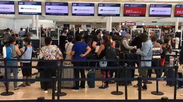 Son 10 vuelos los que presentan atrasos en el Aeropuerto Internacional de Cancún, en su mayoría a Estados Unidos