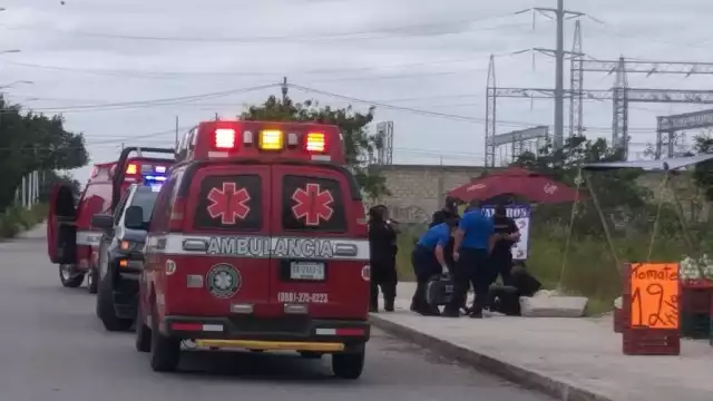 El baleado fue atendido por paramédicos privados y trasladado al Hospital General para su atención médica inmediata