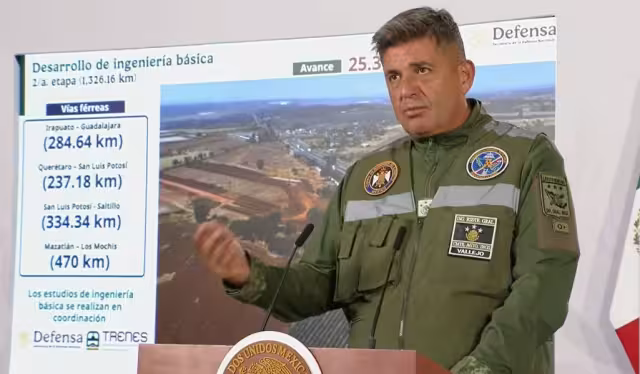 Primeros cuatro tramos ferroviarios del sexenio registran avances, informa Ricardo Vallejo