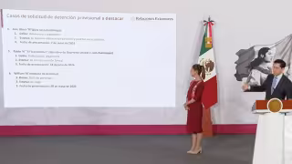 SRE revela obstáculos en extradiciones entre México y Estados Unidos