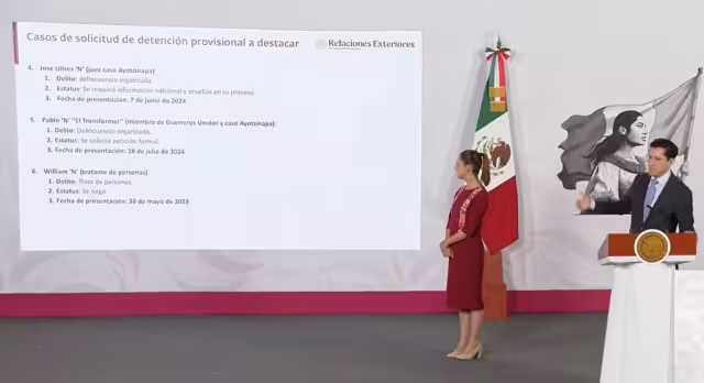Canciller expone retrasos: EU pide más información en solicitudes de extradición mexicanas