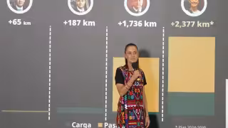 Plan ferroviario de Sheinbaum supera obras realizadas entre 2006 y 2018, afirma Lajous