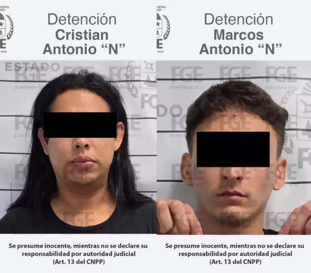 Los detenidos fueron identificados como Cristian Antonio “N” y Marcos “N”, este último originario de Argentina