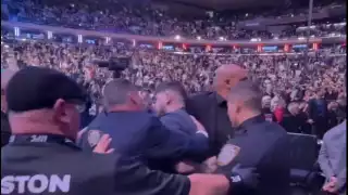 Batalla campal en UFC 322: así comenzó el escándalo entre Danis y el equipo de Makhachev