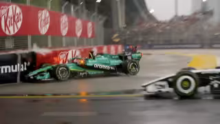 Checo Pérez y Lance Stroll protagonizan choque en Singapur; ambos quedan fuera del sprint