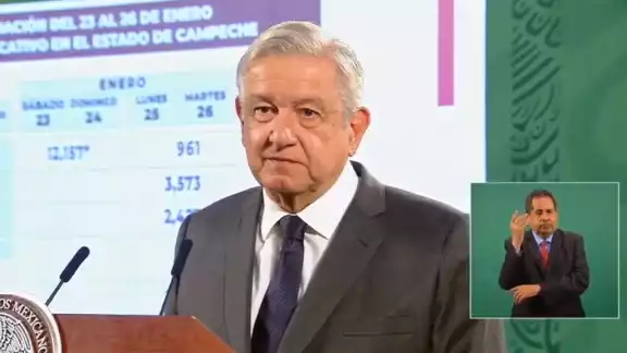 El presidente de la República, Andrés Manuel López Obrador, dio positivo a COVID-19 este domingo