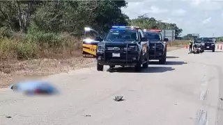 Una mujer quedó tendida sin vida en la vía Mérida-Tizimín