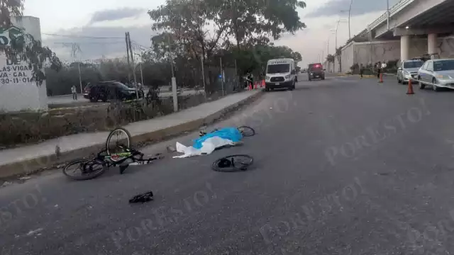 El joven se encontraba haciendo ejercicio cuando un camión lo atropelló
