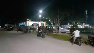 Después de ejecutar al joven, los sicarios dispararon al aire para asustar a los presentes