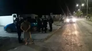 Los policías llegaron al lugar y entrevistaron a los agraviados
