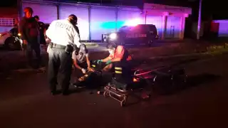 La mujer fue llevada al hospital más cercano