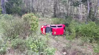 Fueron dos accidentes los que se registraron en el mismo tramo carretero