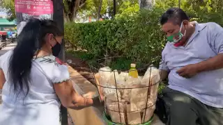 Señala que “es una pequeña empresa ambulante la que tengo y de la que come toda mi familia”