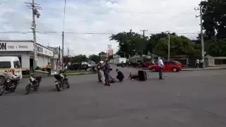 El accidente ocurrió este medio día