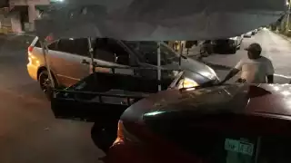 Los hechos se registraron alrededor de las 23:00 horas