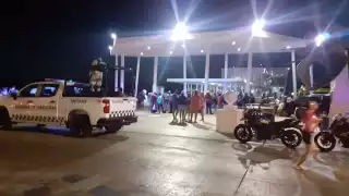 Al lugar arribaron elementos de la Guardia Nacional, así como de la Policía Municipal de Cozumel
