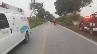 El cadáver de Florentino Pérez Cruz quedó tirado a un lado de la carretera Candelaria-Francisco J. Mujica; el autor huyó