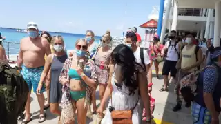 Se espera que en el transcurso del día aumente el flujo de turistas a la isla