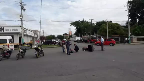 El accidente ocurrió este medio día