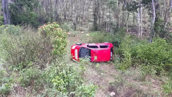 Fueron dos accidentes los que se registraron en el mismo tramo carretero