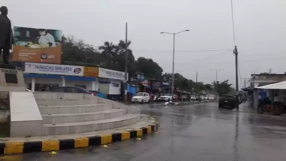 Las lluvias azotaron la ciudad