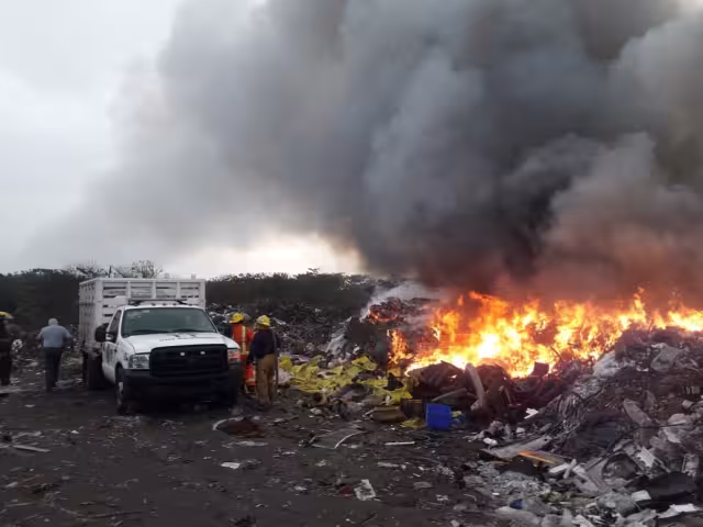 El incendio duró 45 minutos