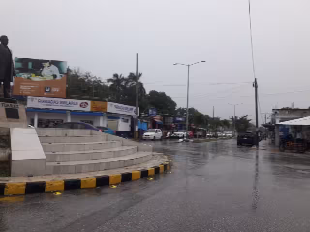 Las lluvias azotaron la ciudad