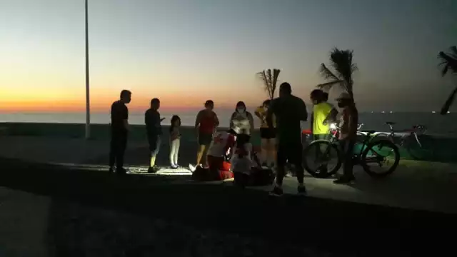 La menor fue atendida por paramédicos