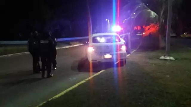 El auto sufrió daños materiales de menor cuantía