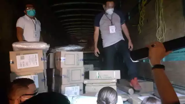 Los paquetes electorales llegaron bajo vigilancia dela Guardia Nacional