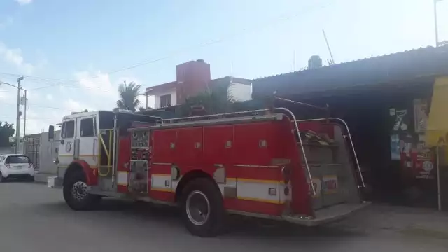 Los bomberos acudieron al llamado de auxilio