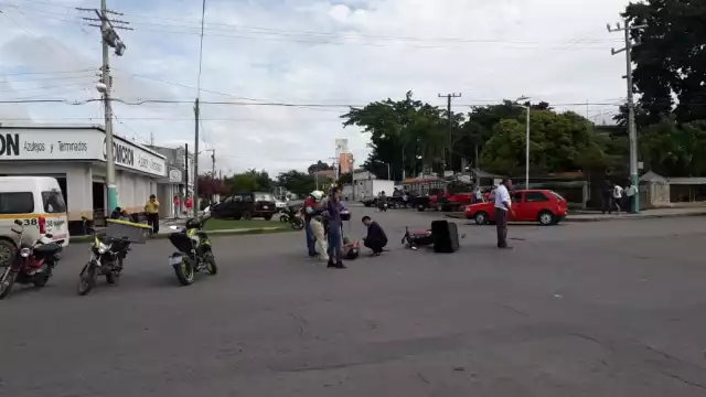 El accidente ocurrió este medio día