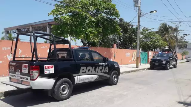 Policías acudieron al lugar de los hechos