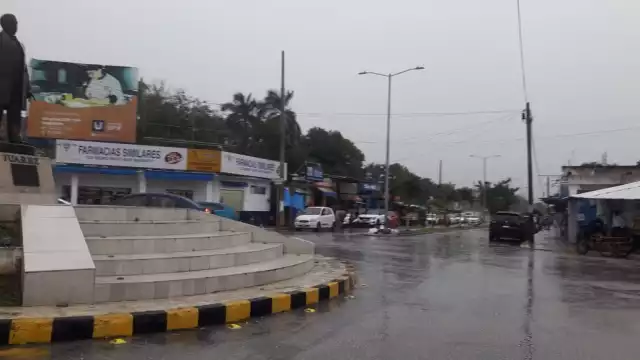 Las lluvias azotaron la ciudad
