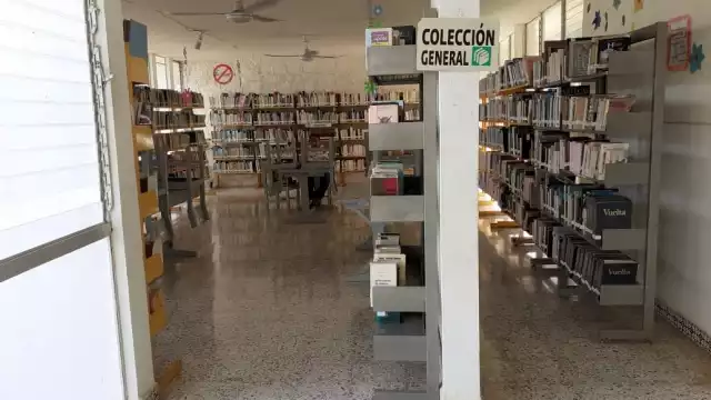 La biblioteca municipal de esta ciudad cuenta con más de 13 mil volúmenes de libros