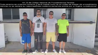 Los detenidos fueron puestos a disposición de las autoridades correspondientes