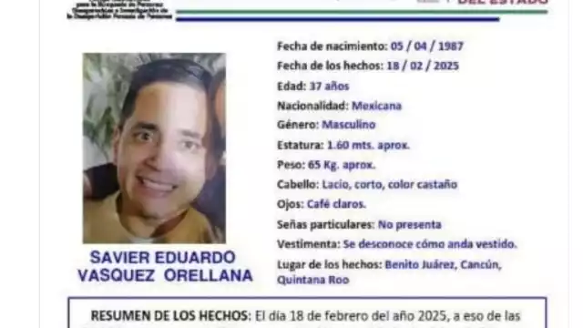 Investigadores ministeriales presumen que podría estar refugiado en Cancún o en la Riviera Maya, donde en meses recientes fue visto por última vez