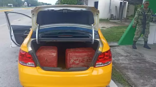 El cargamento fue trasladando todo a la ciudad de Chetumal donde fue puesto a disposición de la Fiscalía General de la República. 